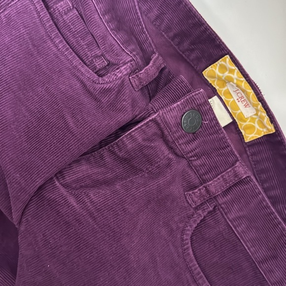 American Eagle Outfitters Matchstick Corduroy Pants Size 28R Deep Purple Stretch - Picture 3 of 5